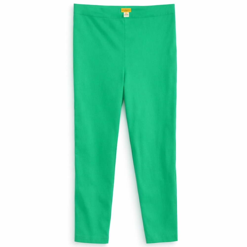 Roberta Roller Rabbit by Roberta Freymann Kelly Green Ankle Pants, sz 8